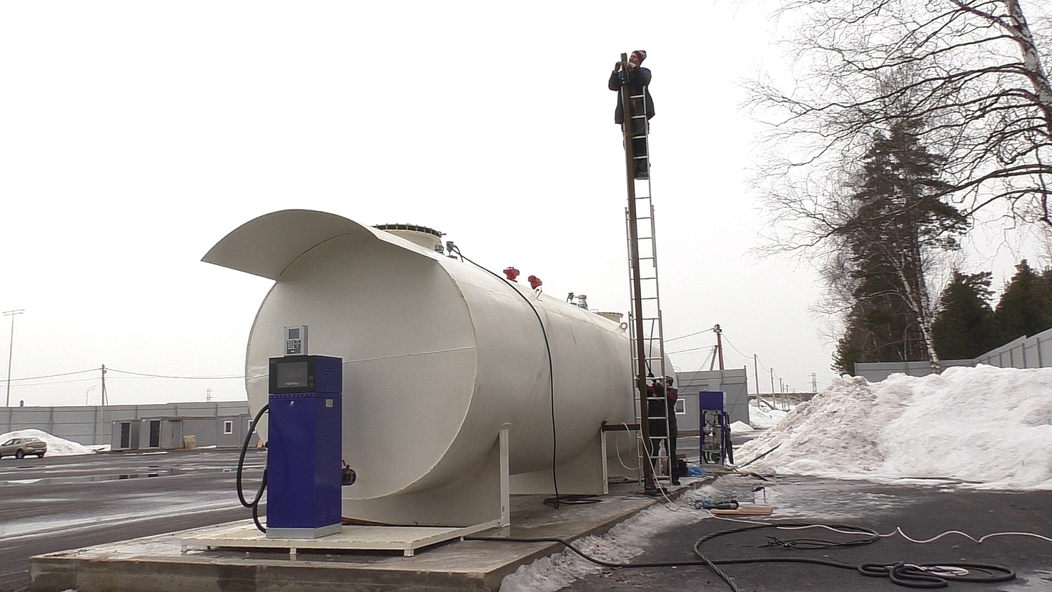 Дооснащение емкости на 30 м3 ТРК Топаз 511 и контролером Квота-2 для организации безоператорного отпуска ГСМ